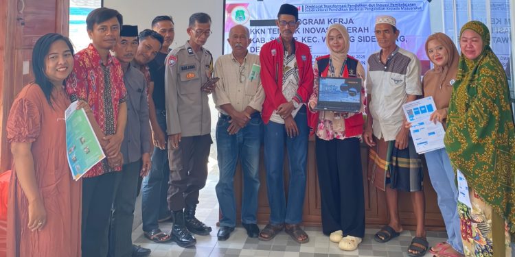 Tingkatkan Keselamatan Kerja, Mahasiswa KKN Unhas Sosialisasikan K3 Peternak dan Petani